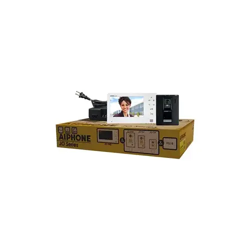 JO Series Surface Mount 1-Channel Audio and Video Intercom with 7 in. Direct View, TFT color LCD Display, White - Gray Multi-Colored