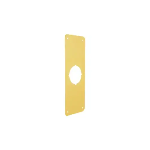DON-JO REMODELER PLATE POLISHED BRASS 3-1/2 IN. X 15 IN