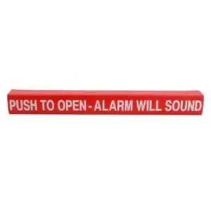 DETEX 105417-1 Pushpad Wrap, 36 Inch, Red, English
