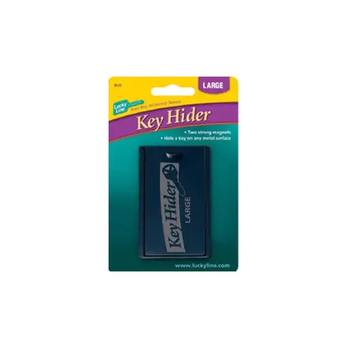 Black Plastic 1-7/8 In. Magnetic Key Hider Black Plastic 1-7/8 In. Magnetic Key Hider