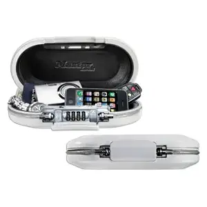 Master Lock 5900DWHT SafeSpace Portable Safe, White