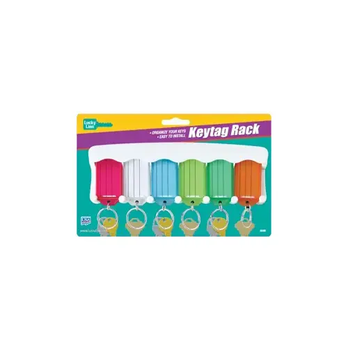 Key Tag Rack White Key Tag Rack White