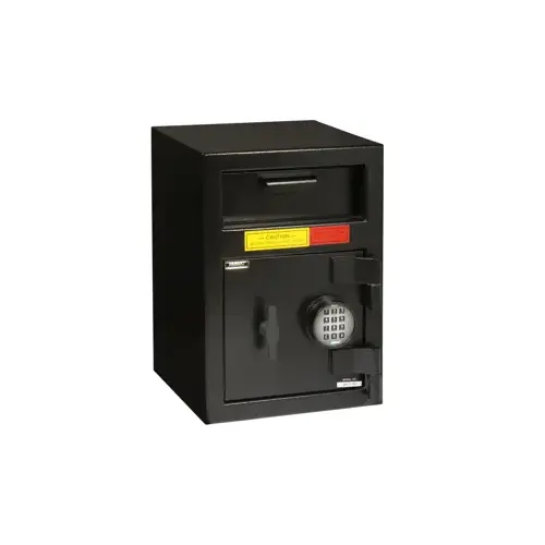 Front Load Depository Safe, Black Textured Finish, ESL10 (UL Type 1) Electronic Keypad, 82lbs Front Load Depository Safe, Black Textured Finish, ESL10 (UL Type 1) Electronic Keypad, 82lbs