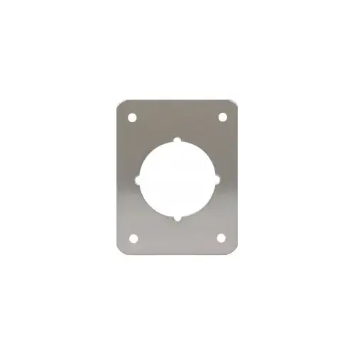 3-1/2" x 4-1/2" Remodeler Plate Satin Stainless Steel Finish