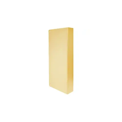 Blank Door Wrap 1-3/4" Door, 4-1/4" W x 9" H, 605/US3 Polish Brass