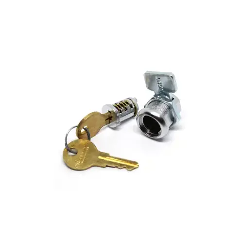 METAL DESK DRAWER LOCK 27/32" STANDARD CAM KAA Chrome METAL DESK DRAWER LOCK 27/32" STANDARD CAM KAA Chrome