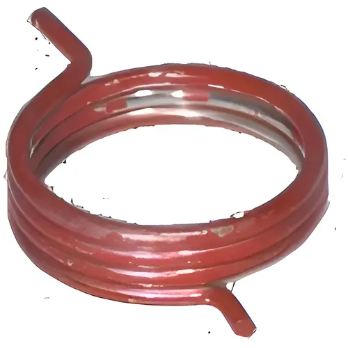 Trim Lever Spring, Lever Return Spring, Left Hand Reverse, Red Color, 2" Length, 1.31" Width, 0.31" Height