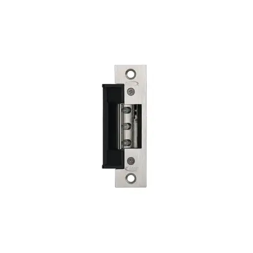 Electric Strike, 12VAC/DC, FSE Fail-Secure, 1-1/4" x 4-7/8" Square Corner, for Up to 5/8" Latch Throw, 630/US32D Brushed Stainless Steel Electric Strike, 12VAC/DC, FSE Fail-Secure, 1-1/4" x 4-7/8" Square Corner, for Up to 5/8" Latch Throw, 630/US32D Brushed Stainless Steel
