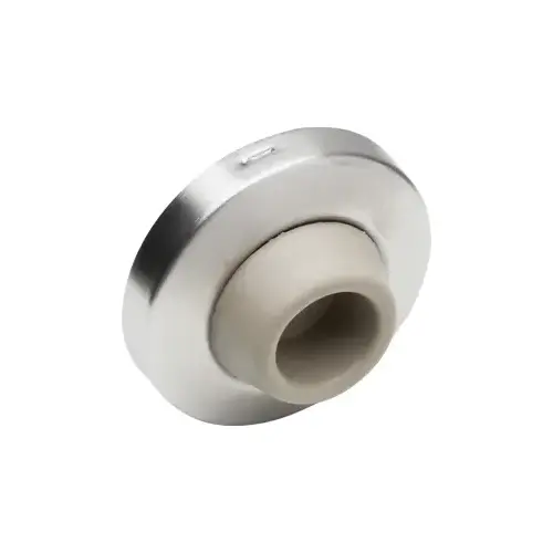 WS406/407CCV Concave Wall Bumper, Satin Stainless Steel