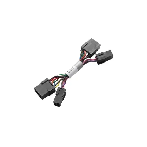 QC12 3" Wire Harness, 8 and 4 Pin Connector w/12 Wires (for Exit Device Rail Jumper to Hinge)