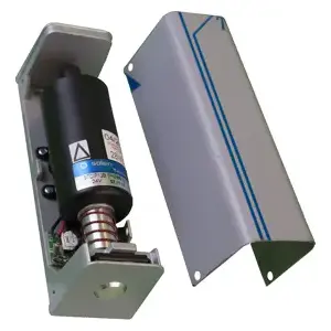 Alarm Lock 103 Electric Deadbolt 24V AC/DC, (Solenoid), Surface Mount, Fail Safe (Deadbolt Projects When Power is on) Aluminum