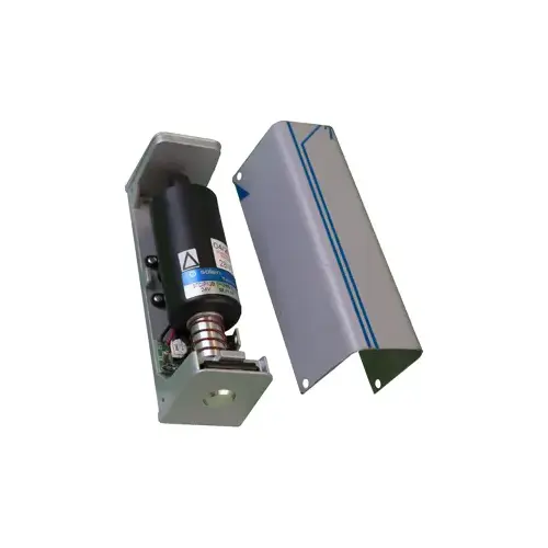 Electric Deadbolt 24V AC/DC, (Solenoid), Surface Mount, Fail Safe (Deadbolt Projects When Power is on) Aluminum