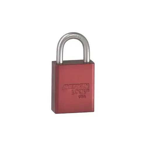 SFIC Padlock 1" Shackle Red Less Cylinder SFIC Padlock 1" Shackle Red Less Cylinder