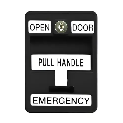 Emergency Pull Station - Black with Two SPDT (Form C) Switches Emergency Pull Station - Black with Two SPDT (Form C) Switches