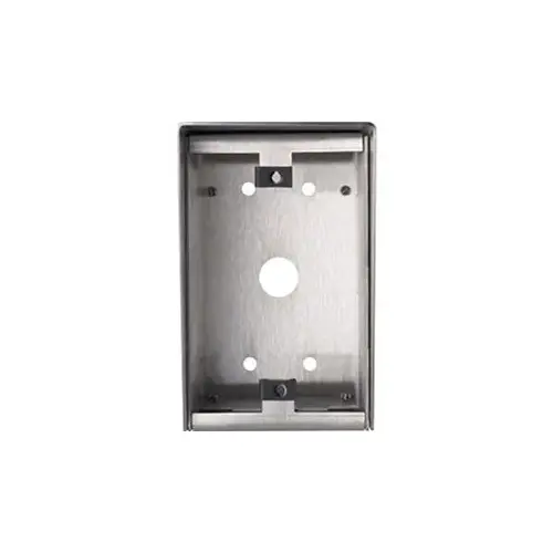 Mounting Box, for Use with LE-SS-1G and NE-SS-1G Stations, Surface Wall Mount, Stainless Steel Finish