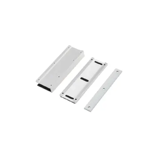 Adjustable U Bracket for Both 600 Pound and 1200 Pound Maglocks Aluminum Finish