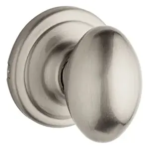Weiser Lock GA12L15 Laurel Single Dummy Door Knob from the Welcome Home Series Satin Nickel