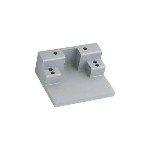 Mounting Bracket Stop Widths Up to 2-1/2" Aluminum Finish
