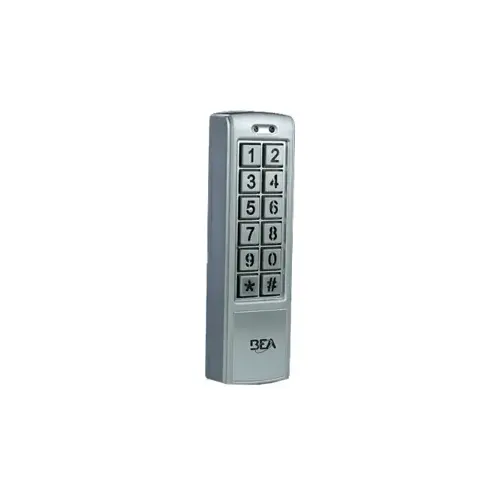 1-3/4" x 6" Slim Universal Keypad with 1;010 User Codes Aluminum Finish