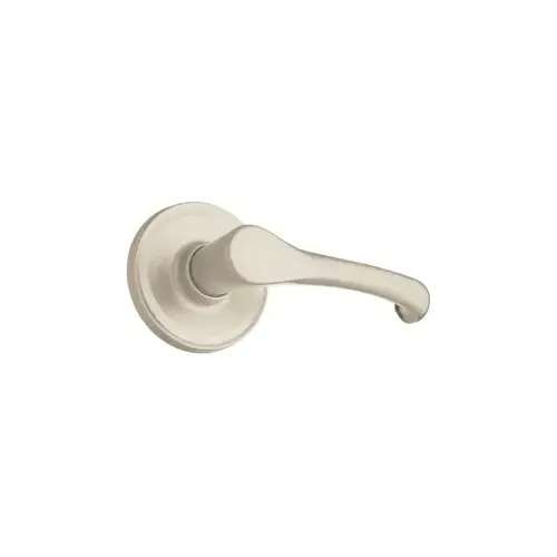 Aspen Single Dummy Door Lever from the Welcome Home Series Satin Nickel