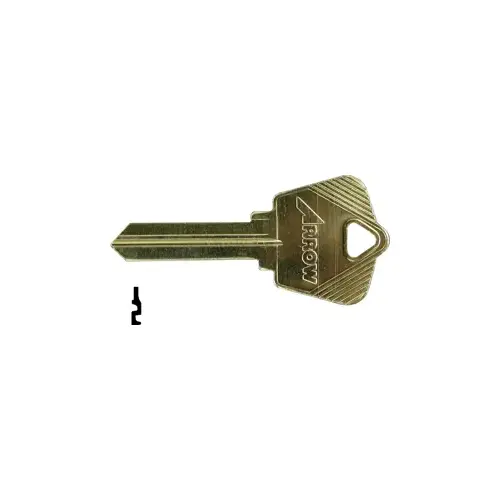Arrow Large Bow, 6 Pin Key Blanks K7 1179A Brass