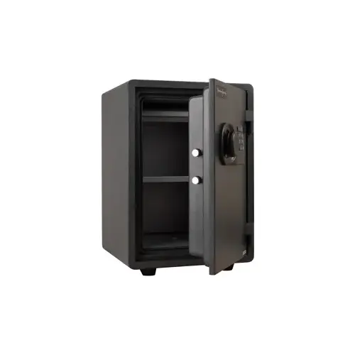 Residential Fire Resistant Safe, Black Granite Finish, 20" H x 14" W x 15.5" D, E5LP Electronic Lock 96lb Residential Fire Resistant Safe, Black Granite Finish, 20" H x 14" W x 15.5" D, E5LP Electronic Lock 96lb