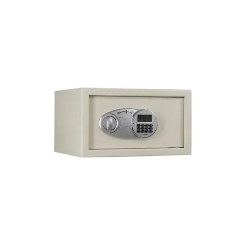 Home Security Safe with DL600 Electronic Keypad, Cream Colored, 30lb Beige