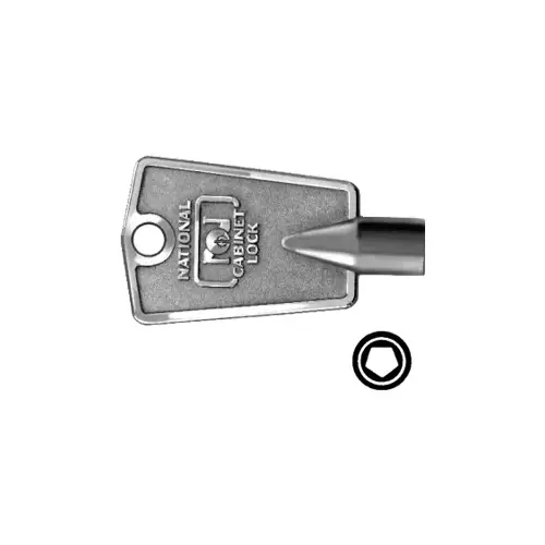 National Original Key Blanks 5 Side Zinc National Original Key Blanks 5 Side Zinc