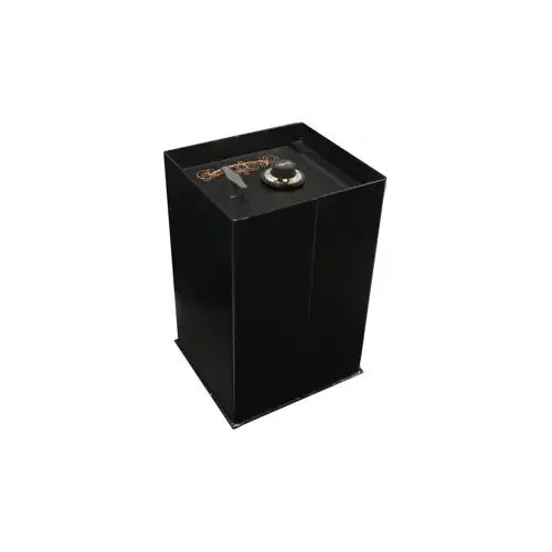 Super Brute, Hinged Door Floor Safe, Exterior W 12-3/4 x W 14-1/8 x D 21-3/4, Combination Dial, 134lb black Super Brute, Hinged Door Floor Safe, Exterior W 12-3/4 x W 14-1/8 x D 21-3/4, Combination Dial, 134lb black