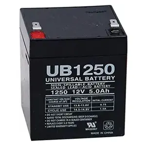 Universal Power Group UB1250 12 Volt 5.0AH Battery