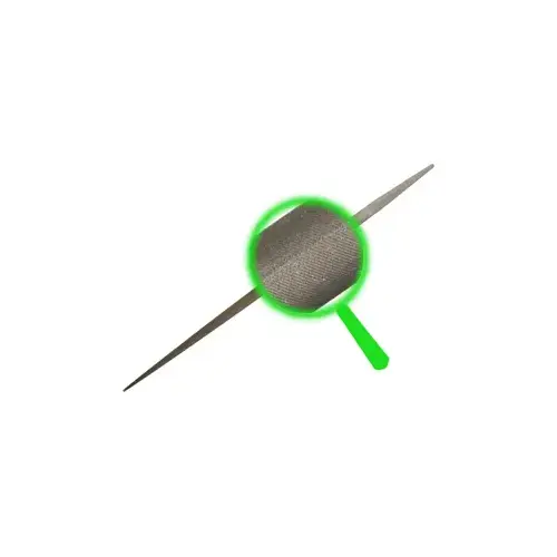 Swiss-Pattern File: 8" OAL, Cut 4, Round Swiss-Pattern File: 8" OAL, Cut 4, Round
