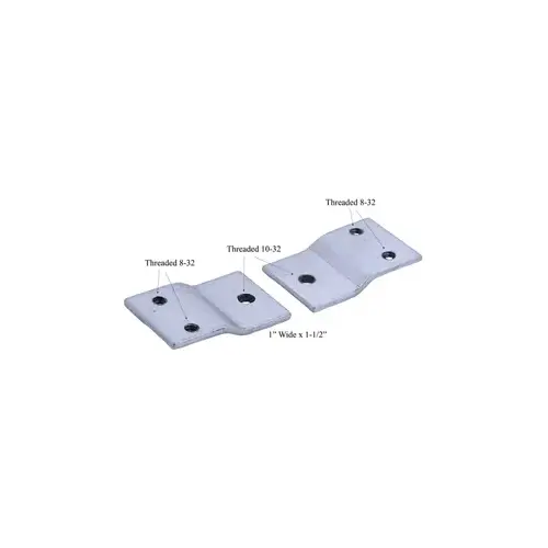 Major Mortise Lock Mounting Bracket for Hollow Steel Doors Pair Zinc Plated Major Mortise Lock Mounting Bracket for Hollow Steel Doors Pair Zinc Plated