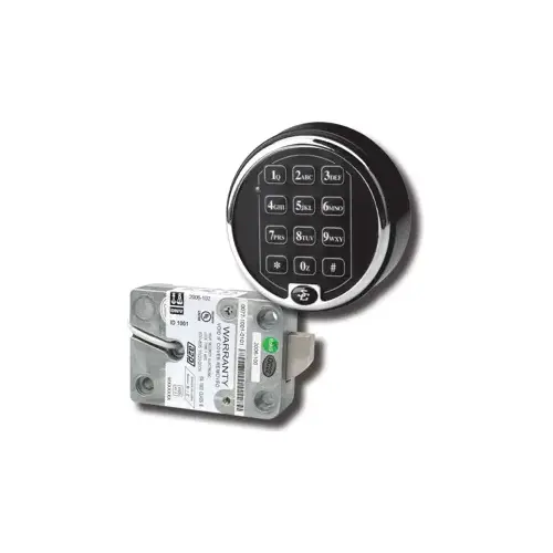 S&G Titan PivotBolt Lock & Standard Keypad, Chrome S&G Titan PivotBolt Lock & Standard Keypad, Chrome