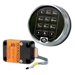 Sargent & Greenleaf 6120-305 Electric Safe Lock Satin Chrome