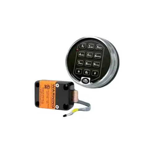 Electric Safe Lock Satin Chrome