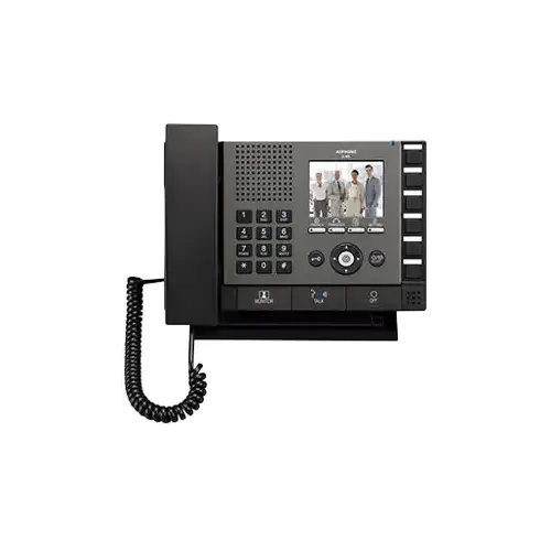 IX Series Wall or Desk Mount 1-Channel IP Color Video Master Station Intercom with 802.3af PoE Compliant, Black IX Series Wall or Desk Mount 1-Channel IP Color Video Master Station Intercom with 802.3af PoE Compliant, Black