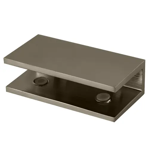 CRL Polished Nickel No-Drill Fixed Panel Glass Clamp