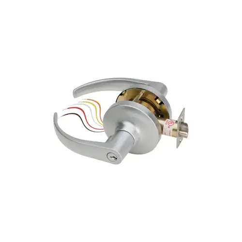 ElectraPro Electric Cylindrical Lock -Fail Safe Galaxy Lever Satin Chrome ElectraPro Electric Cylindrical Lock -Fail Safe Galaxy Lever Satin Chrome