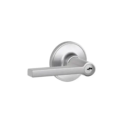 Privacy Lock Solstice Lever with 16254 Latch and 10101 Strike Satin Nickel Finish Privacy Lock Solstice Lever with 16254 Latch and 10101 Strike Satin Nickel Finish