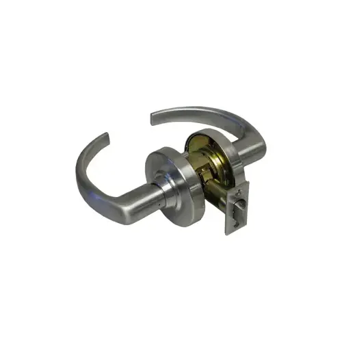 Grade 1 Passage, Cylindrical Lock, Sparta Lever, 2-3/4" Backset, UL, ANSI Strike, 626/US26D Satin Chrome