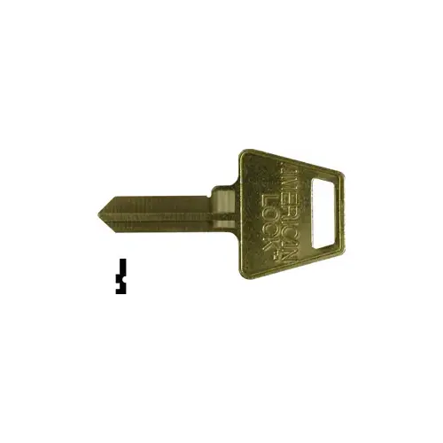 American Original 6-Pin Key Blank Brass