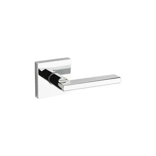 Halifax Square Passage Door Lock with 6AL Latch and RCS Strike Bright Chrome Finish