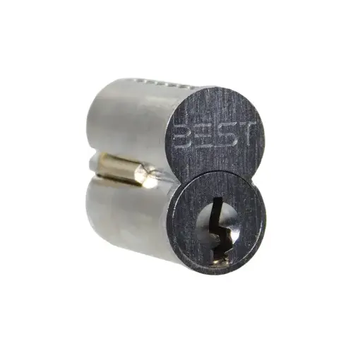 SFIC Core, 7-Pin, C Keyway, Satin Chromium Plated