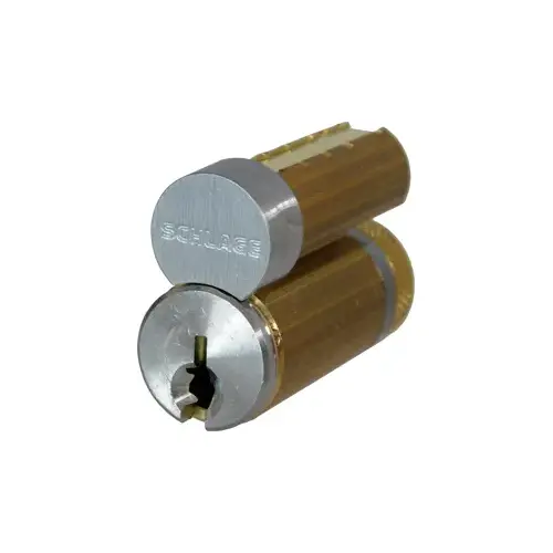 Full Size Interchangeable Core C Keyway Satin Chrome Finish Full Size Interchangeable Core C Keyway Satin Chrome Finish