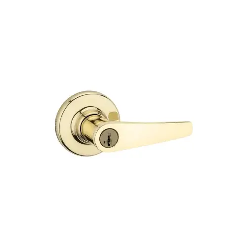 Delta Keyed Entry Lever Bright Polished Brass Delta Keyed Entry Lever Bright Polished Brass