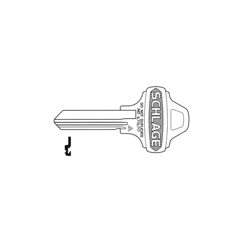 Full Size Everest Standard Key Blank C123 Keyway