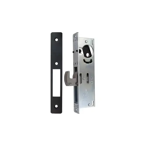 MS Deadlock Flat Faceplate 1-1/2" Hook Bolt Dark Bronze Anodized Finish MS Deadlock Flat Faceplate 1-1/2" Hook Bolt Dark Bronze Anodized Finish