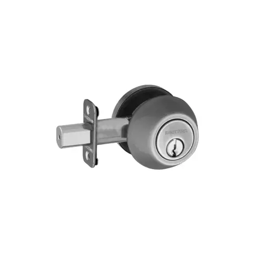 Deadbolt, Satin Nickel, Metal, C Keyway, Re-Key Technology: Traditional, Residential, Grade 3 Grade Deadbolt, Satin Nickel, Metal, C Keyway, Re-Key Technology: Traditional, Residential, Grade 3 Grade