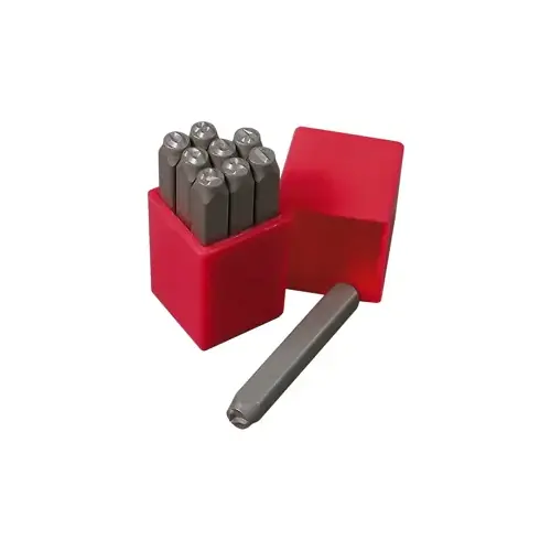 Figure (Number) Stamp Set, 3/32 In. Character Size Figure (Number) Stamp Set, 3/32 In. Character Size