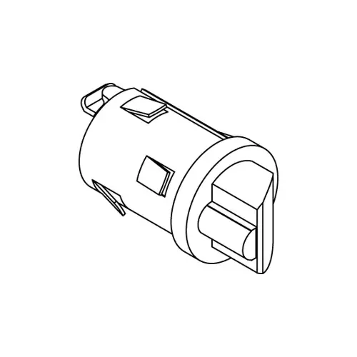 A Series Drive In Dead Latch with 2-3/8" Backset Bright Brass Finish A Series Drive In Dead Latch with 2-3/8" Backset Bright Brass Finish